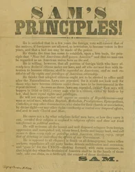 Verklaart het geloof dat alleen Amerikanen Amerika zullen besturen! en dat niemand als Amerikaan kan worden beschouwd tenzij hij op de bodem is geboren